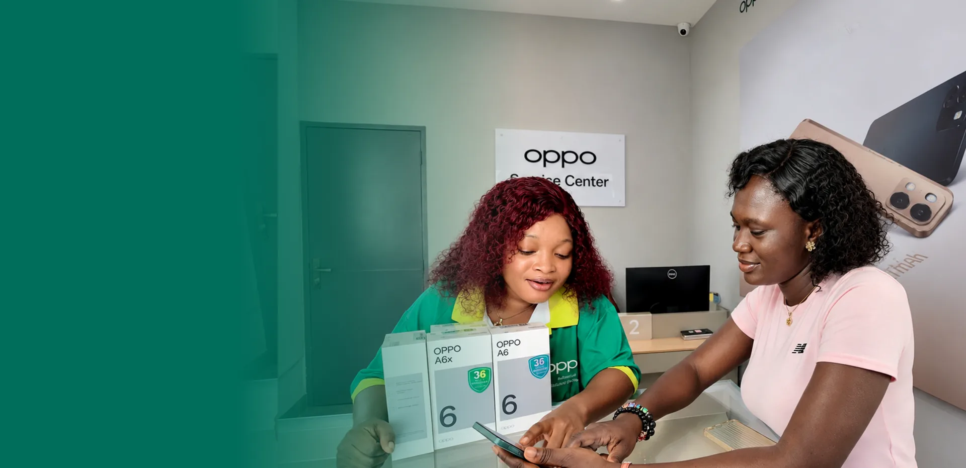 OPPO smartphone with warranty and device protection