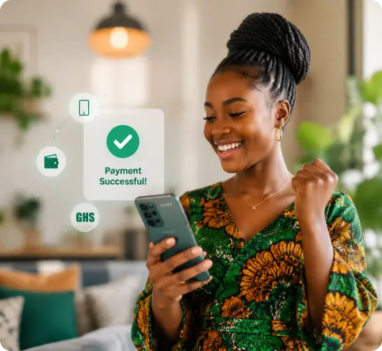 Customer completing a successful FoneGo payment